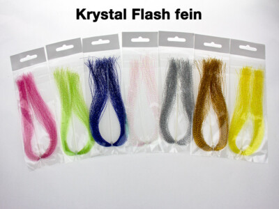 Krystal Flash Fein 30 cm lang, 150 Stück/Pck, 7 verlockende Farben