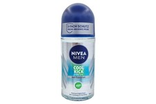 3 x 50ml Nivea Men Cool Kick Fresh roll-on deodorant antiperspirant