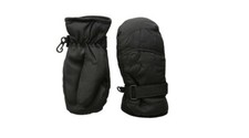 Tundra Boots Kids Nylon Mittens Extreme Cold Weather Black Size L 4945