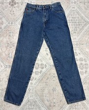 Vintage 90s Bugle Boy Jeans Mens 31 x 32 Blue Straight Leg Medium Wash Denim