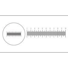 Labor Objektmikrometer DIV 0,1mm 0,01mm Mikroskop Kalibrier Objekttr&auml;ger 25x75mm