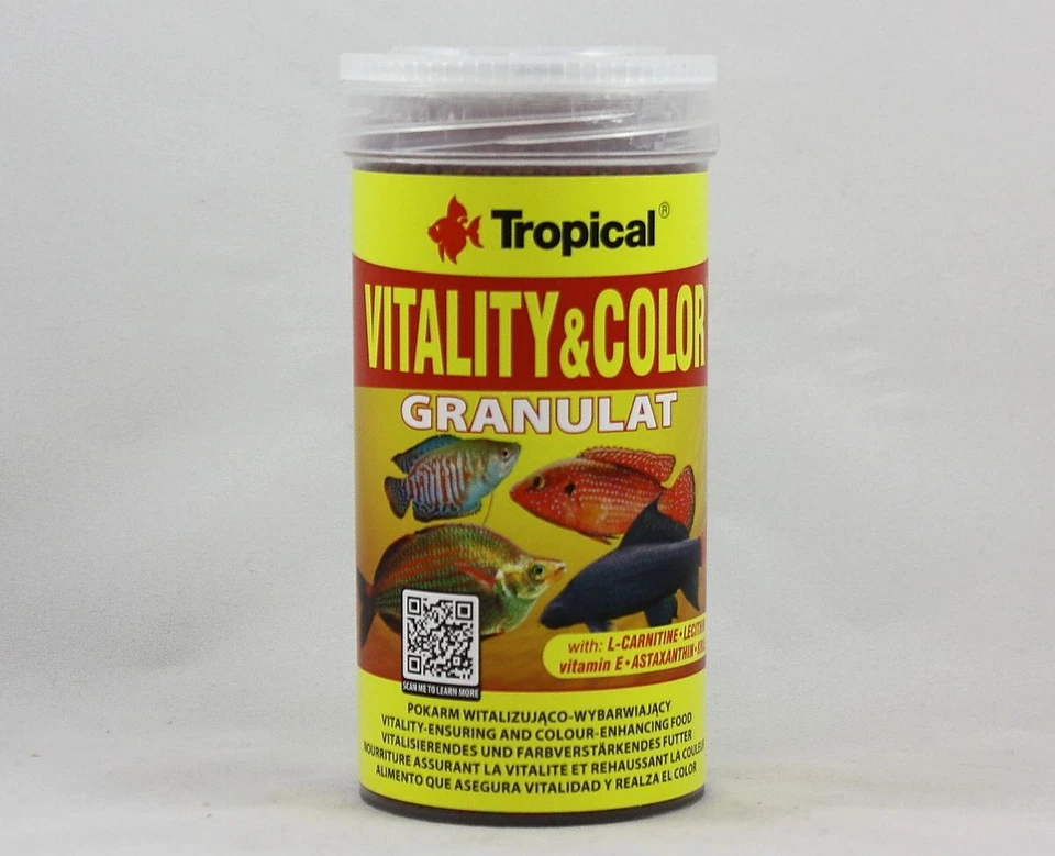 Vitality & Color Granulat Tropical 1000ml Farbfutter für Zierfische 20,99€/L