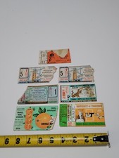 Vintage Orange Bowl + College Football Ticket Stubs Lot of 7 (1969-1973) Rare!