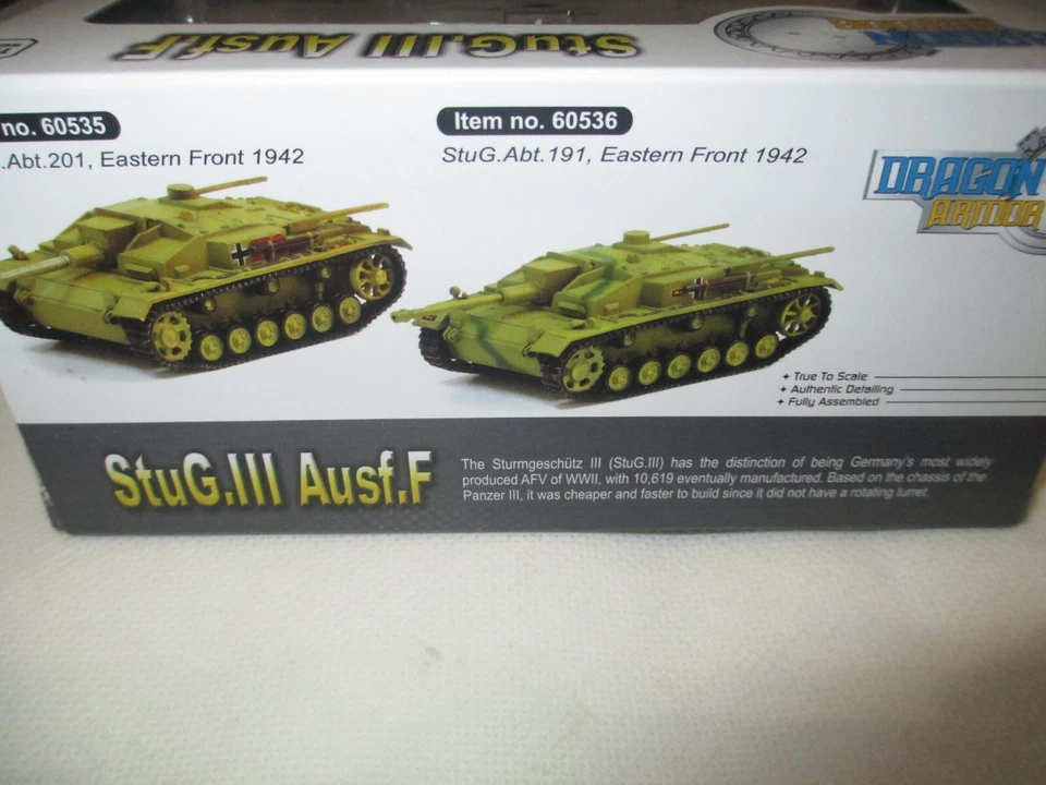 DRAGON 1:72 GERMAN STUG III AUSF.F STUG ABT 191 EASTEN FRONT 1942 - Image 3 of 3
