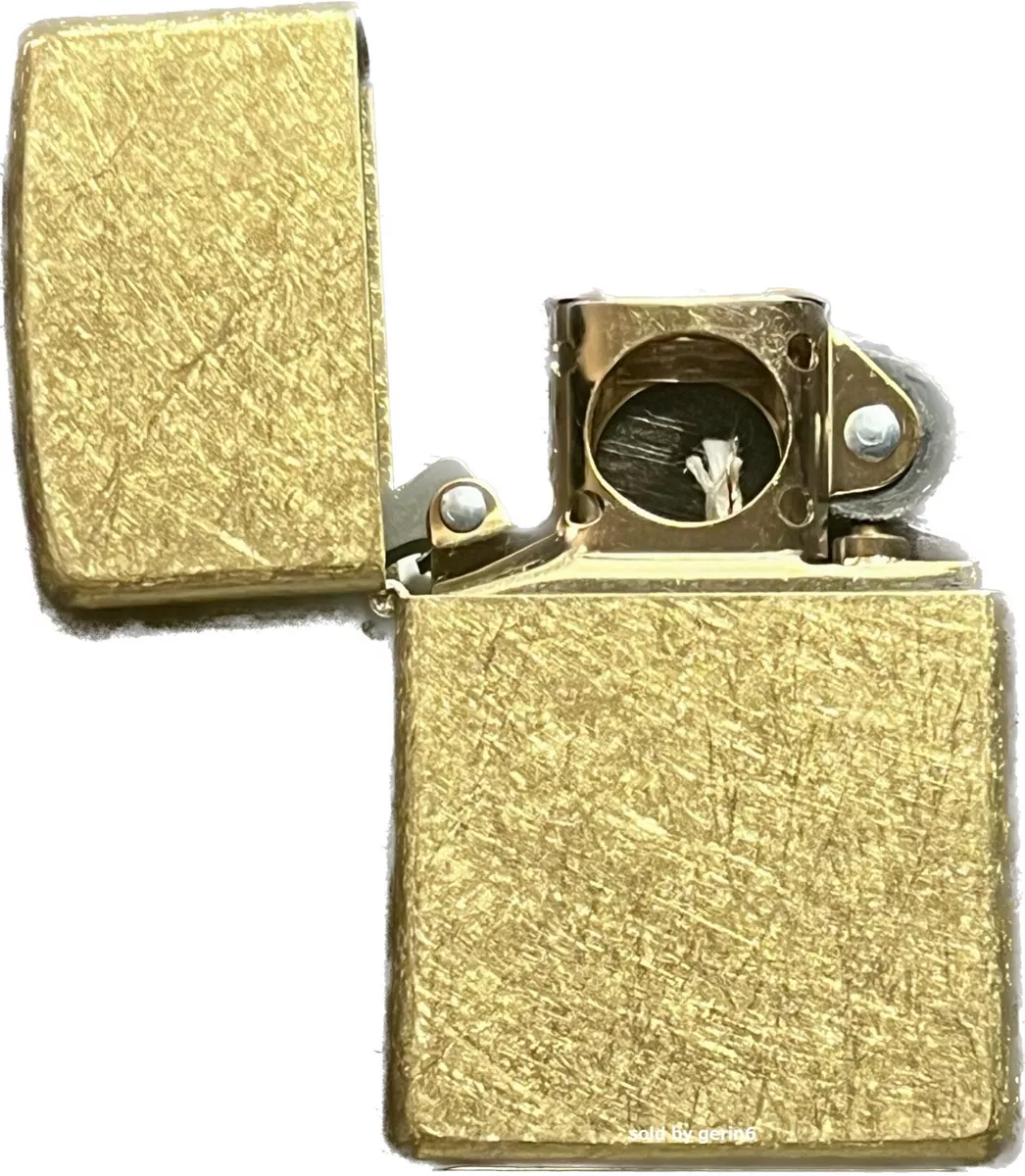 Zippo Brass Pipe Lighter With Street Brass Finish, 48267GPI, New In Box