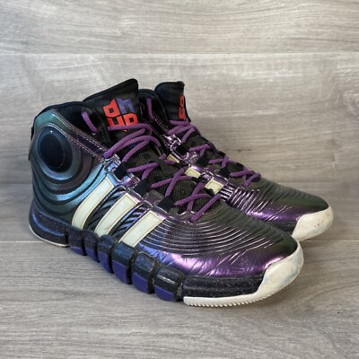 Adidas Turnschuhe Herren lila UK Größe 8,5 High Top NBA Allstar Howard 4 Schuhe