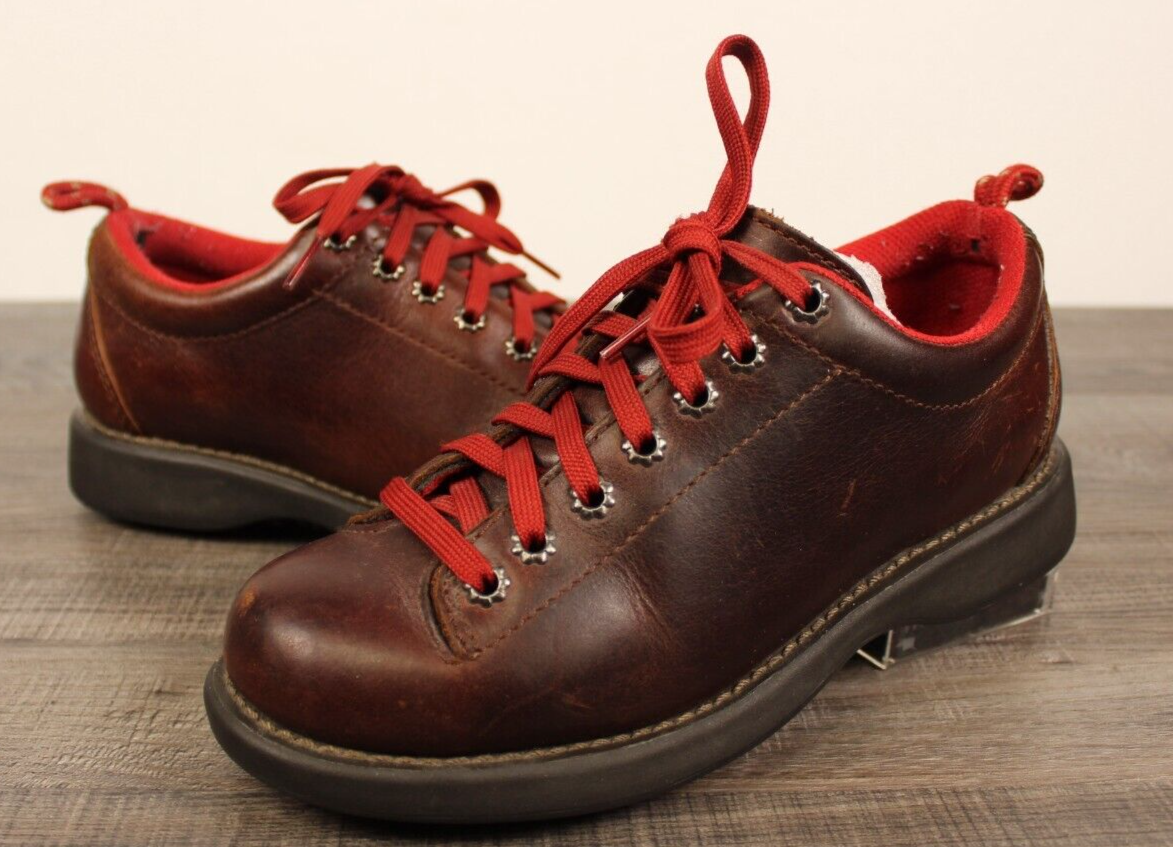 American Eagle Vintage Mens Brown Leather Boots shoes Size 10 *has flaws Y2K Vintage 90s American Eagle AE Boots Brown Leather  main image 2