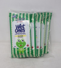 Wet Ones Sensitive Skin Extra Gentle Hand  Face Wipes, 20 Count  5-Pack 