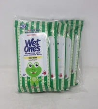 Wet Ones Sensitive Skin Extra Gentle Hand & Face Wipes, 20 Count ( 5-Pack )