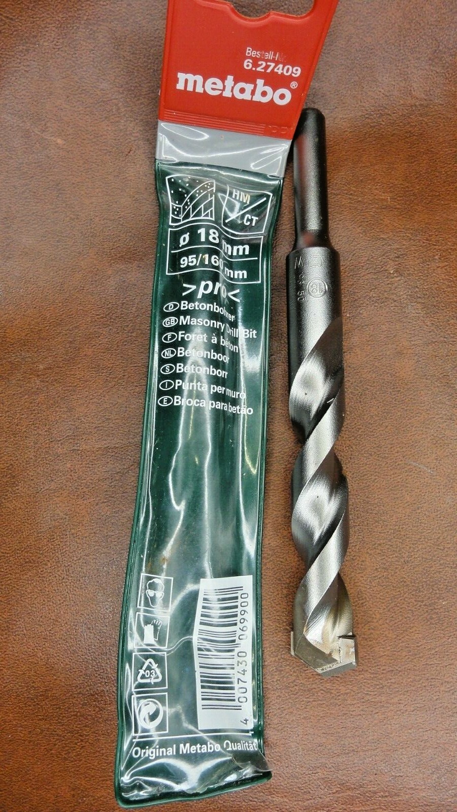 METABO Concrete Drill Bits Carbide-Tipped 18.0 X 160 MM - 62740900 inc VAT