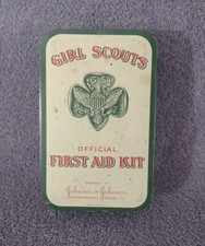 1952 Johnson & Johnson Girl Scouts Official First Aid Kit (Empty)