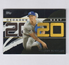 Walker Buehler 2020 TOPPS DECADE'S NEXT BLACK BORDER PARALLEL /299 DODGERS