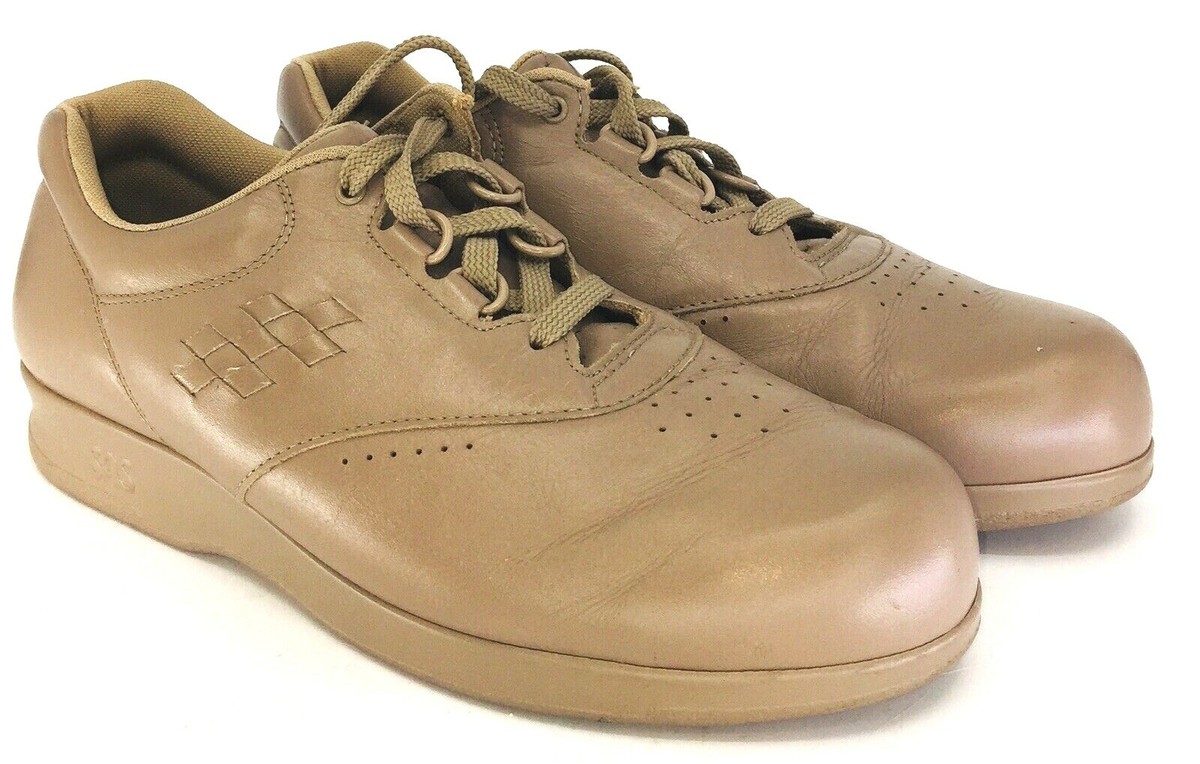 SAS Free Time Oxford Women's N Beige Leather Lace Up Tripad