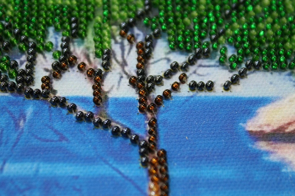 DIY Bead Embroidery Needlepoint Kit "Edem " Stitching Handmade Beadwork - Image 3 of 4