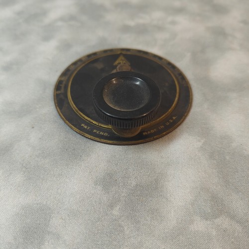 Antikes APEX Messing & Bakelit Zifferblatt - 1920er Vintage Röhrenradio Stimmknopf mit Zahnrad 3z - Bild 6 von 24