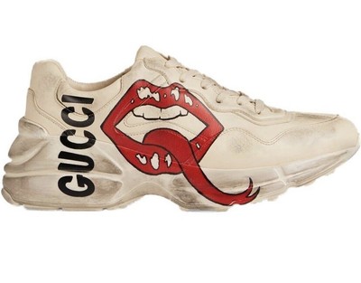 rhyton sneaker with mouth print price