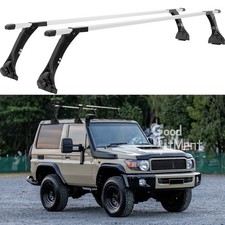 Für Toyota Land Cruiser 63" Dachträger Regenrinne Querstangen Höhenverstellbar