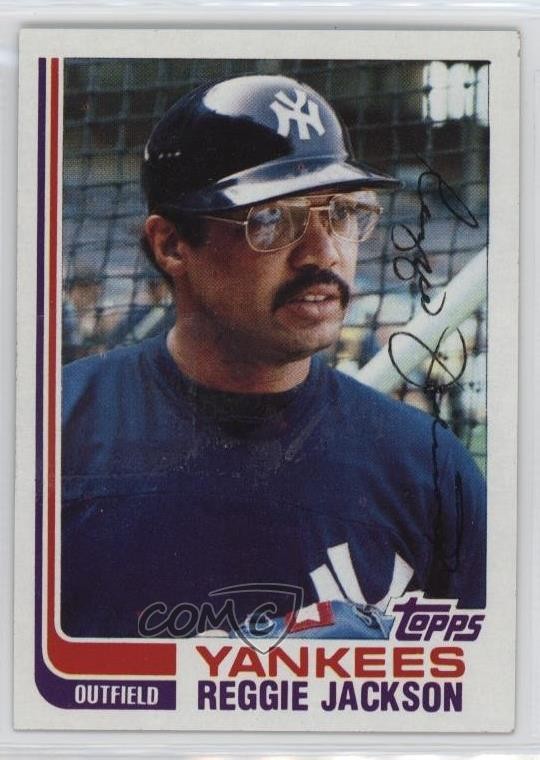 1982 Topps Reggie Jackson #300 HOF