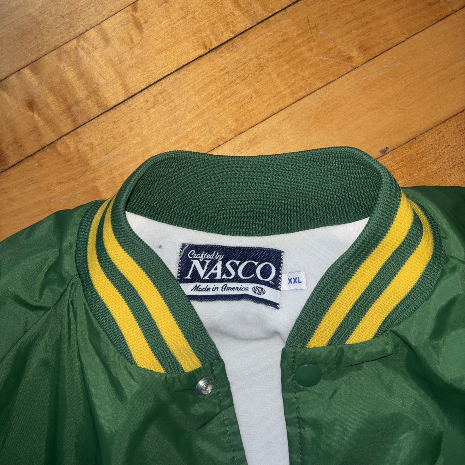 Vtg Jacket 90’s Spring Eagle Baseball Jacket - image 3