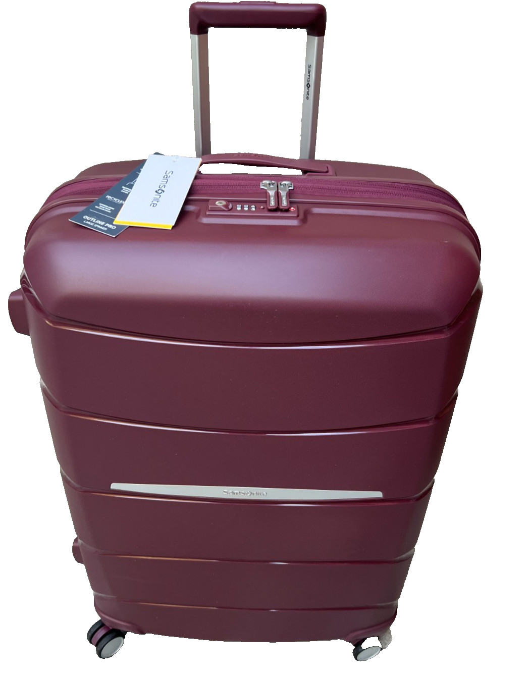 Samsonite Outline Pro Large Spinner Suitcase Shiraz Burgundy
