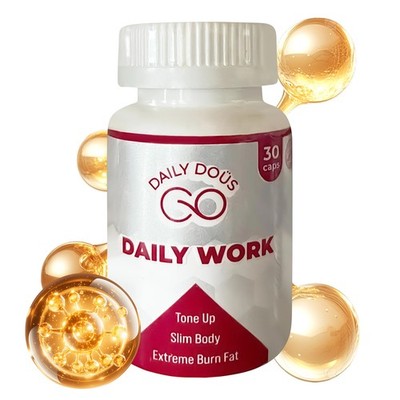 Daily Work Pills 30 Capsules Dietary Supplement Formula Brand New.
