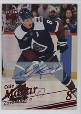 2025-26 Upper Deck Fleer Ultra SP Red Rainbow Foil 8/10 Cale Makar #132 Auto 2d8