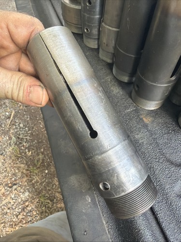 9pc B&S 22D Feed Finger Collet Lot W 27-22D Adapter Brown Sharpe Screw Machine - Picture 13 of 15