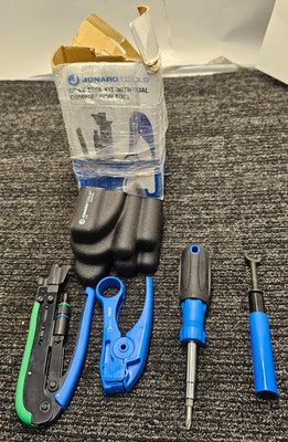 Jonard TK-87 COAX Tool with Dual Compression Tool General Hand Tool