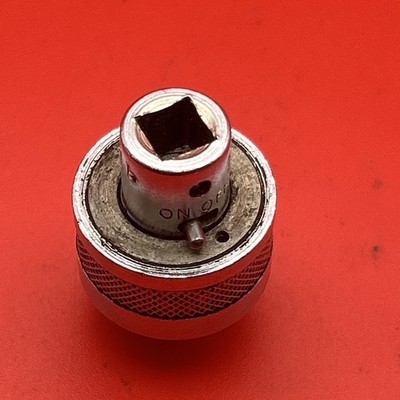 Snap On 1/4 Drive Chrome Ratcheting Adaptor TM67A Ratchet