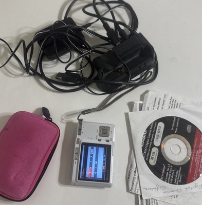Casio Exilim Ex-S500 5.0Mp Ultra-Slim Digital Camera White Working