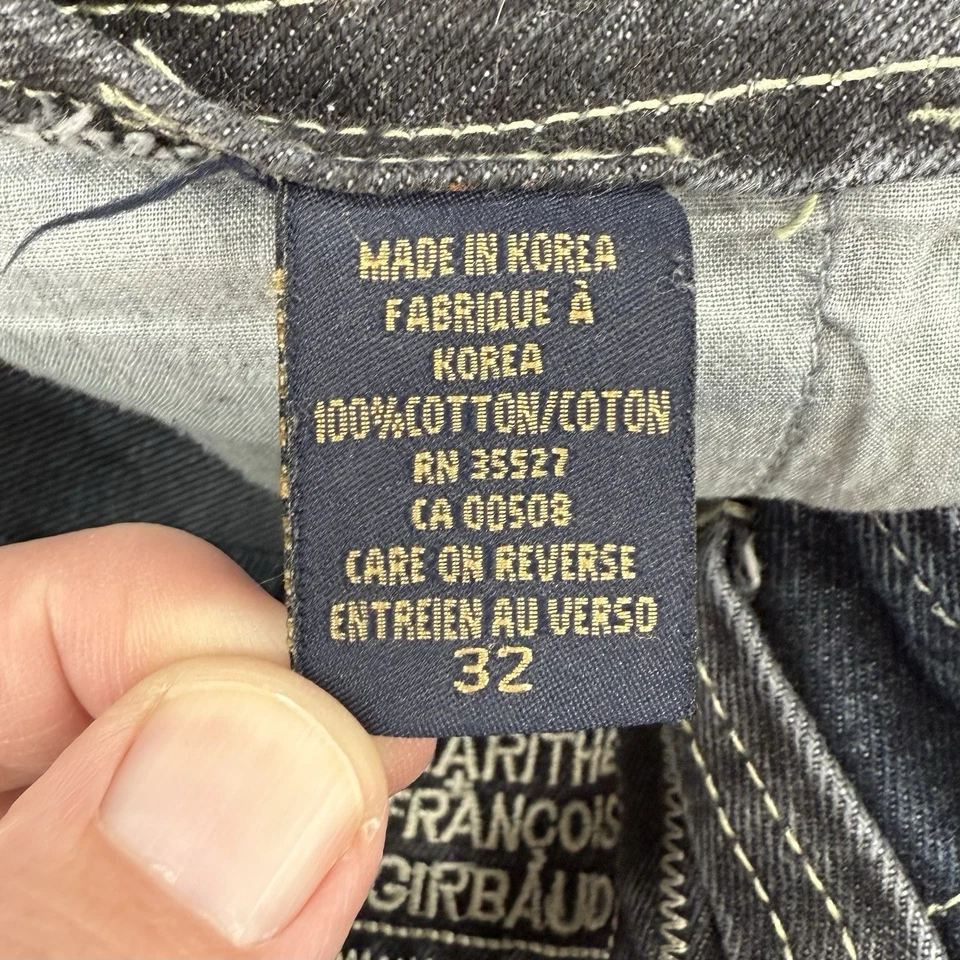 Pantalones de mezclilla Marithe Francois Girbaud para hombre talla etiqueta-32/se adapta a-29 cinta de colección años 90 Foto 2 de 4