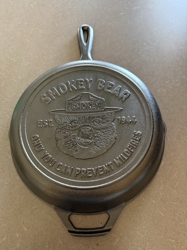 Lodge Smokey The Bear Skillet 10.25”