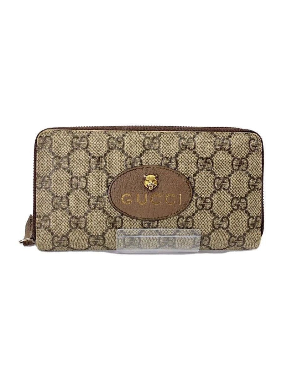 Portefeuille long GUCCI néo vintage GG beige suprême motif total femme 473953 occasion
