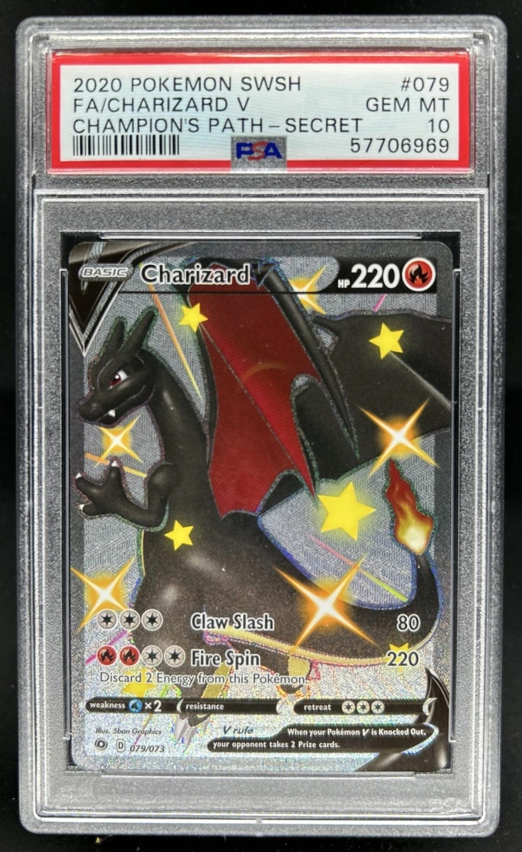 PSA9リザードン　Charizard V 英語版　チャンピオンズパス Preços baixos em Charizard V 79/73 Champions Path | eBay