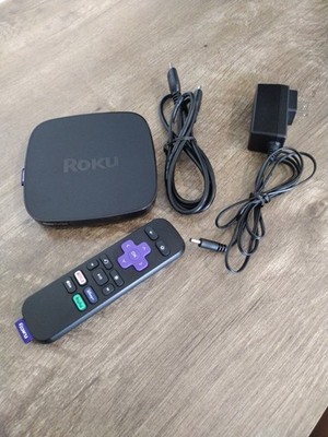 Roku Premiere 4K 4620X Streaming Player Remote Power Cord and HDMI Cable