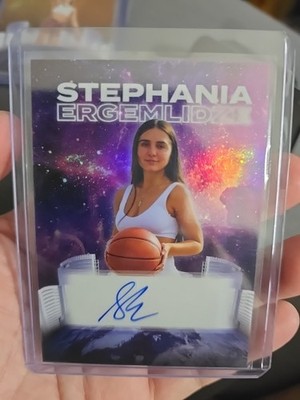 2022 Stellar Edition Deep Space Swirl /100 Stephania Ergemlidze #SAU-SE Auto 