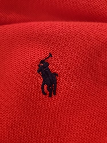 Polo Ralph Lauren Boys XL Short Sl. Polo, Red, Blue Pony Logo, The Skinny Polo - Picture 5 of 7
