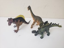 2008 Dinosaurs Toy Major Trading BRACHIOSAURUS STEGOSAURUS SPINOSAURUS Toy Lot 3