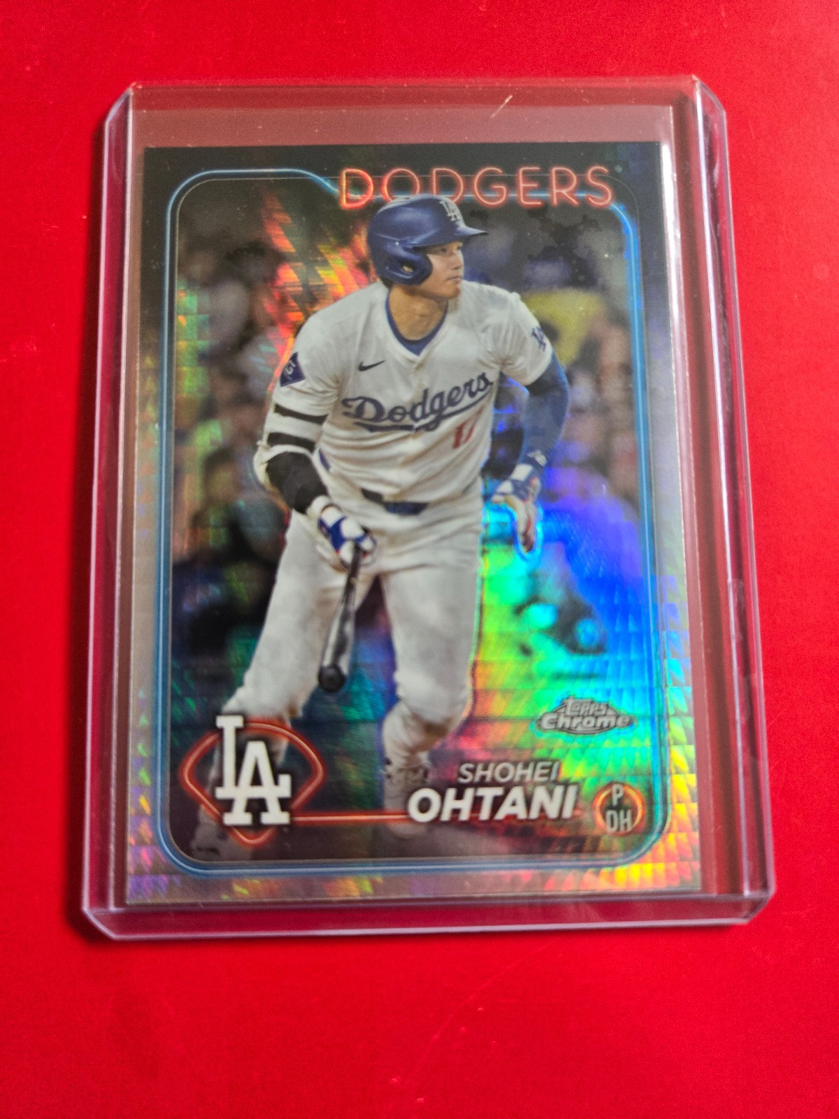 2024 Topps Chrome - Shohei Ohtani #1 Prism Refractor Dodgers