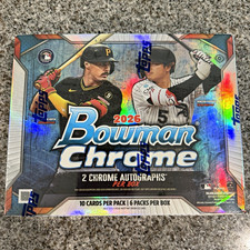 2026 Bowman Chrome Baseball Hobby Box 2 Autos Sealed In Hand Ready to Ship