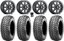 ITP Inertia Bdlk 14" Wheels Bk +40mm 28" Liberty Tires RZR XP 1000 / PRO XP