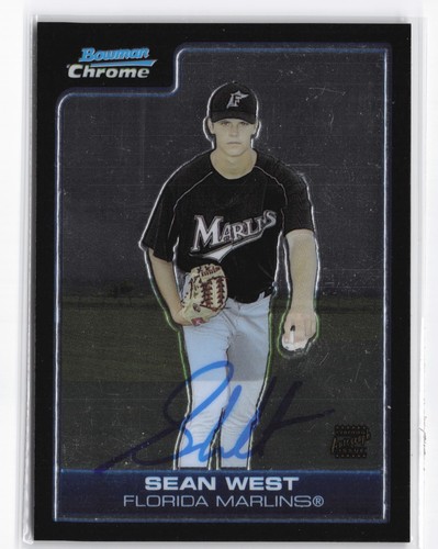2006 Bowman Chrome #BC224 Sean West Prospects - Picture 1 of 2
