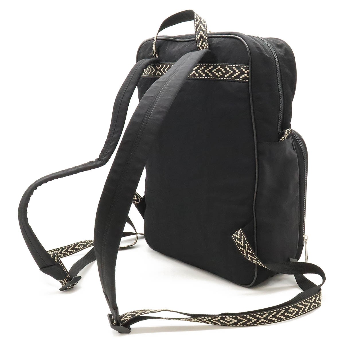 Gucci Terry Cross Patch Backpack Nylon Leather Bl… - image 2