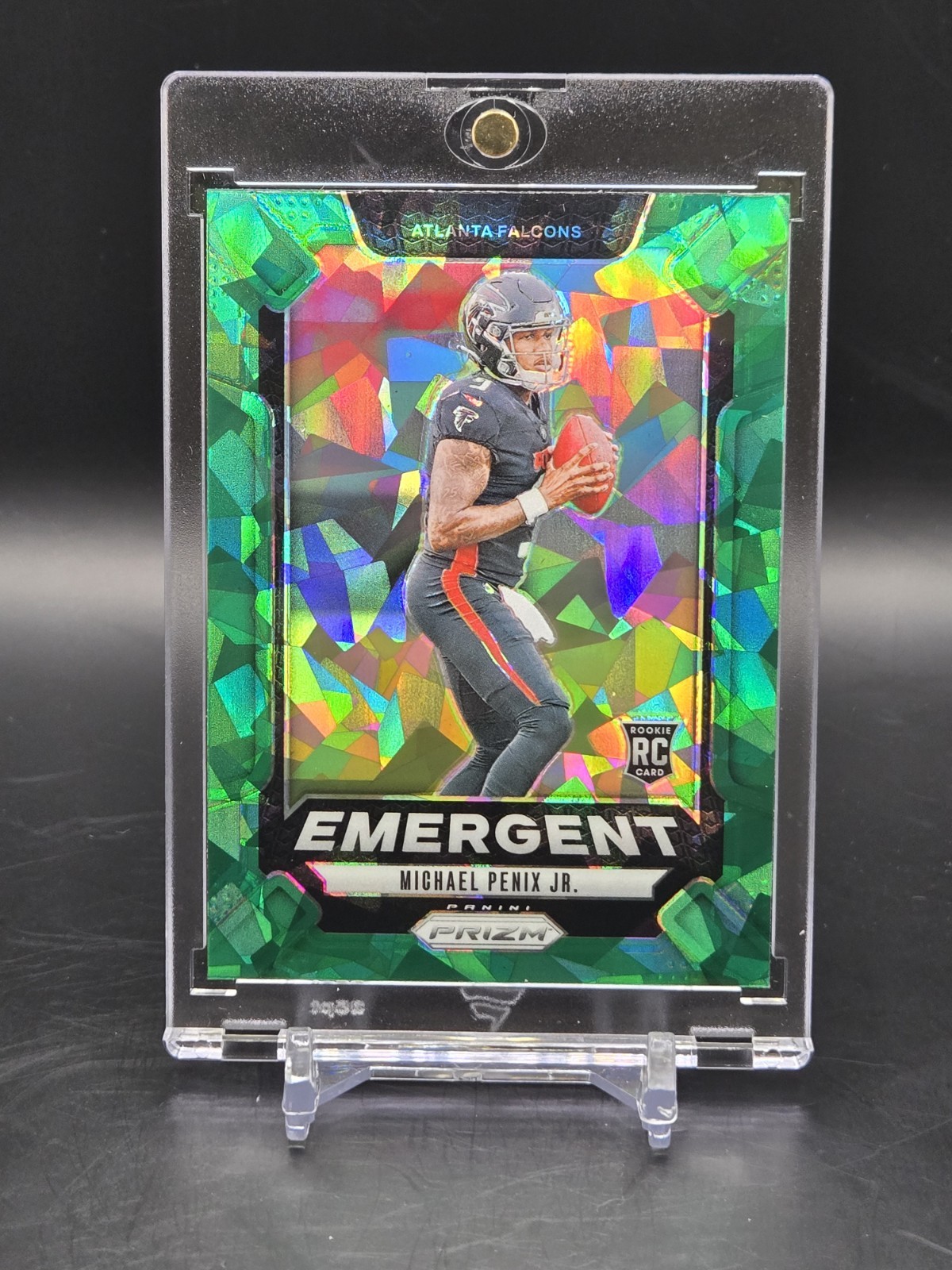 2024 Panini Prizm Emergent Michael Penix Jr. #20 Green Ice Prizm (RC)