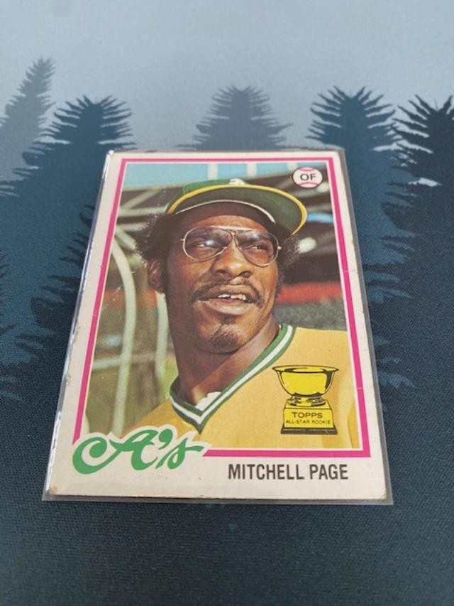1978 Topps - Mitchell Page #55 (RC) - FREE SHIPPING