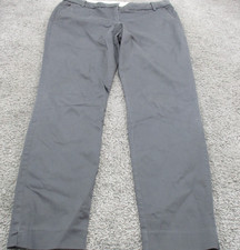 Country Road Pants/Trousers 12 L27 Cotton Grey Stretch Mid Rise Chinos