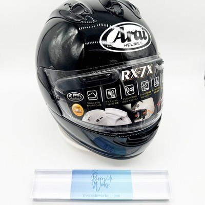 【美品】Arai RX-7X グラスホワイ ト XLサイズ Arai RX-7X XO Full Face Helmet Glass Black Size XXXL 65-66cm Japan