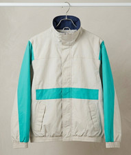 Vintage Eddie Bauer Gore-Tex Windbreaker Jacket - Mens XL - Retro Colorblock Bei