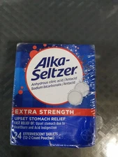 Alka-Seltzer Effervescent Tablets Extra Strength  24 Tablets Exp 02/2027 #81