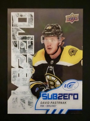 2017-18 Upper Deck Ice Subzero David Pastrnak #SZ-43